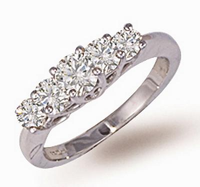 18 Carat White Gold Diamond Eternity Ring (329)