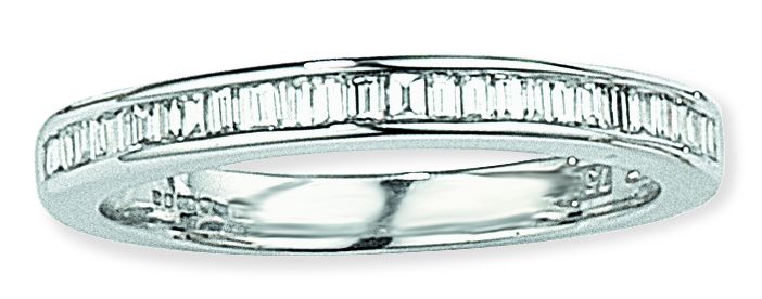 Ampalian Jewellery 18 carat White Gold Diamond Eternity Ring (701)