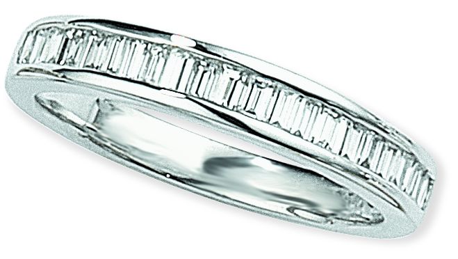 Ampalian Jewellery 18 carat White Gold Diamond Eternity Ring (702)