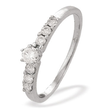 Ampalian Jewellery 9 carat Gold & Diamond Engagement Ring (138)