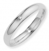 Ampalian Jewellery 9 carat White Gold 4mm Court Shaped Wedding Ring