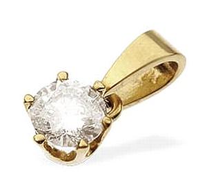 Ampalian Jewellery Diamond Pendant & Chain (2-8)