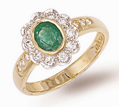 Ampalian Jewellery Emerald Ring (R98)