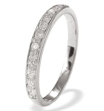 Ampalian Jewellery Platinum Diamond Eternity Ring (089)