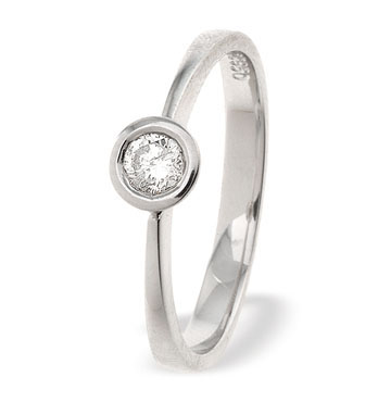 Ampalian Jewellery Platinum Diamond Ring (097)