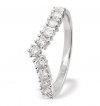 Ampalian Jewellery Platinum Diamond Wishbone Ring