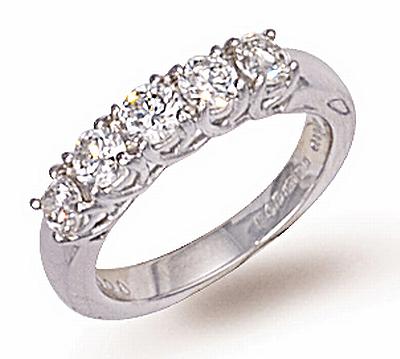 Ampalian Jewellery Platinum Eternity Ring (494)