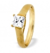 Princess Cut 18 carat Gold Diamond Engagement Ring