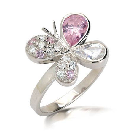 Sterling Silver CZ Ring (7PC)