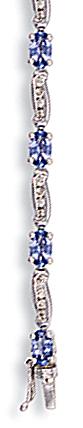 Ampalian Jewellery Tanzanite Diamond Bracelet (R36)