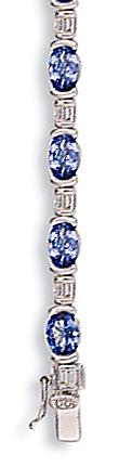 Ampalian Jewellery Tanzanite Diamond Bracelet (R37)