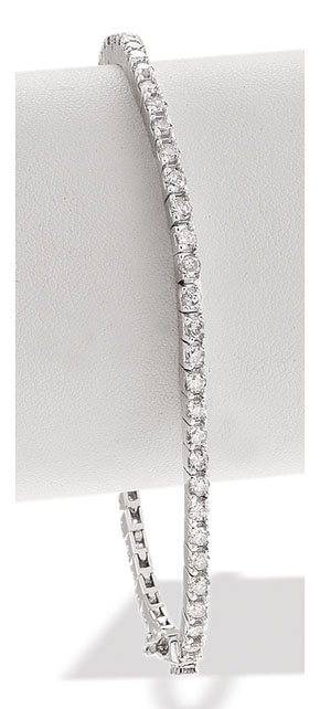 White Gold Diamond Bracelet (219)