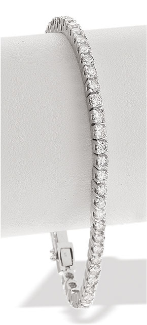 White Gold Diamond Bracelet (221)