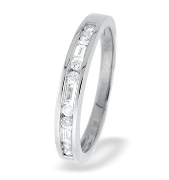 Ampalian Jewellery White Gold Diamond Eternity Ring (255)