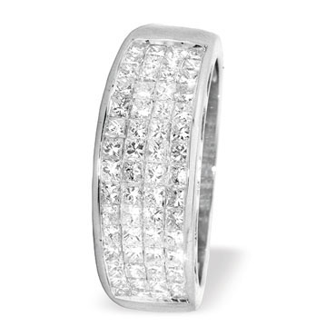 Ampalian Jewellery White Gold Diamond Eternity Ring (261)