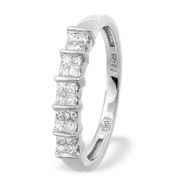 Ampalian Jewellery White Gold Diamond Eternity Ring (416)