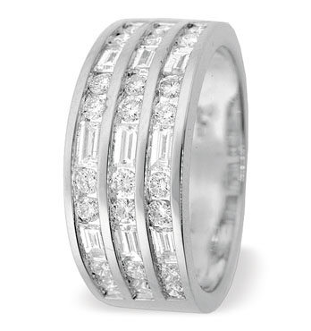 Ampalian Jewellery White Gold Diamond Eternity Ring (601)