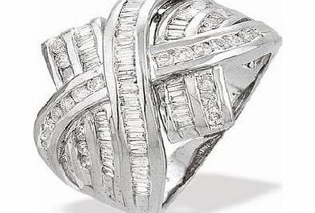 White Gold Diamond Ring (000)