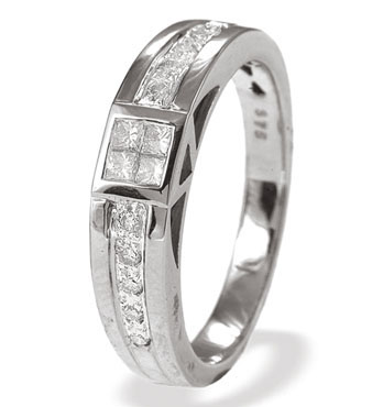White Gold Diamond Ring (188)