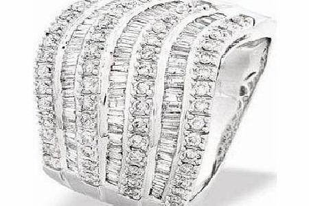 White Gold Diamond Ring (334)