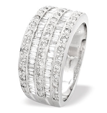 White Gold Diamond Ring (337)