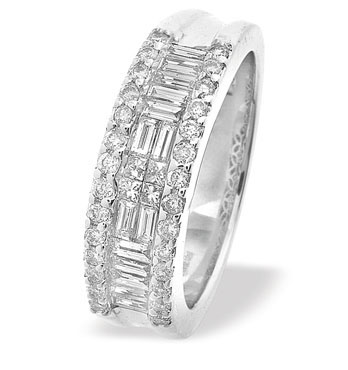 White Gold Diamond Ring (437)