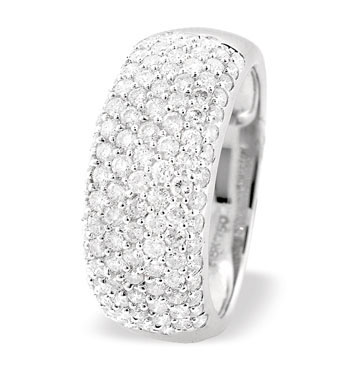 White Gold Diamond Ring (515)