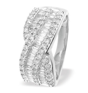 White Gold Diamond Ring (517)