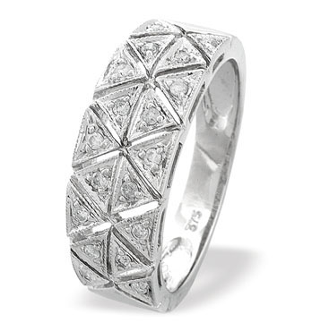 White Gold Diamond Ring (569)