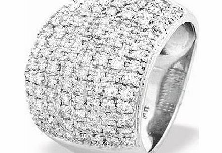 White Gold Diamond Ring (573)