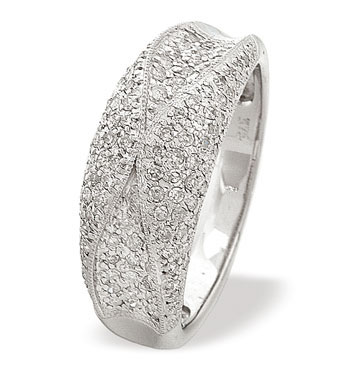 White Gold Diamond Ring (590)