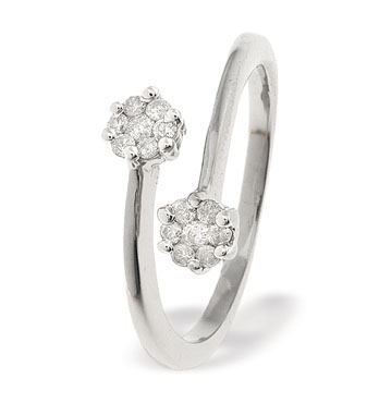 White Gold Diamond Ring (759)