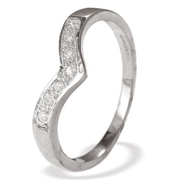 White Gold Diamond Ring (765)