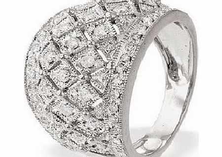 White Gold Diamond Ring (913)