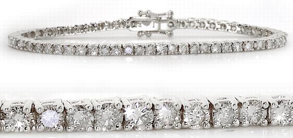 White Gold Diamond Tennis Bracelet (361)