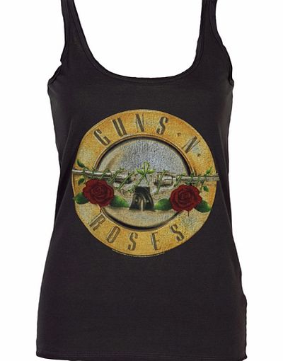 Amplified Clothing Ladies Guns N Roses Drum Strappy Vest from