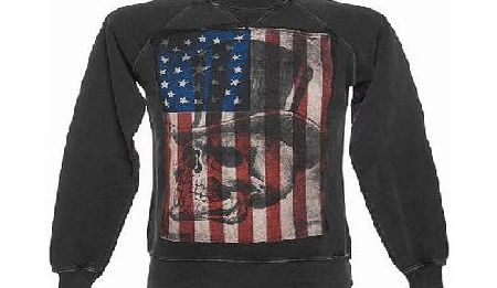 Amplified Dark Souls Mens Patriot Charcoal Sweater from