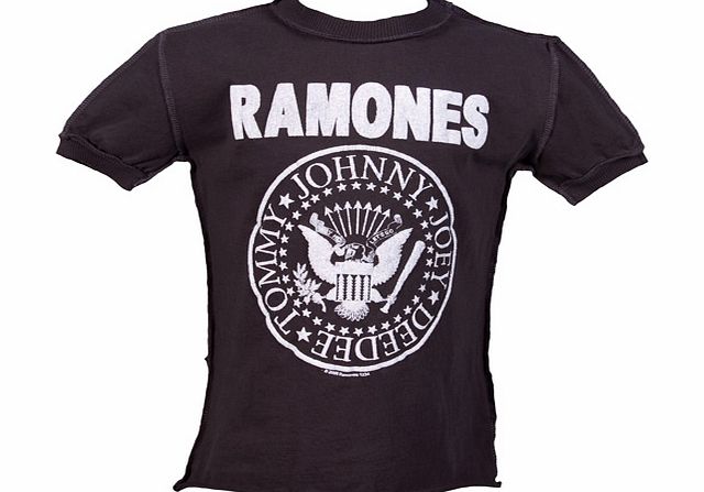 Amplified Kids Kids Charcoal Ramones Logo T-Shirt from