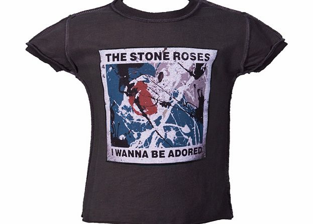 Amplified Kids Kids Stone Roses Wanna Be Adored Charcoal