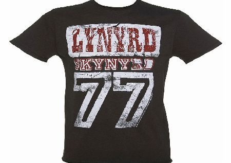 Amplified Mens Charcoal Lynyrd Skynyrd 77 T-Shirt from