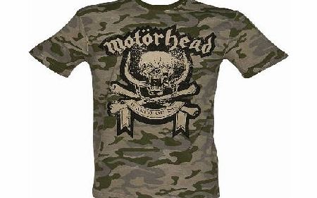 Amplified Mens Premium Camouflage Motorhead March Or Die