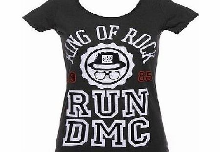 Ladies Charcoal Run DMC King Of Rock 1985