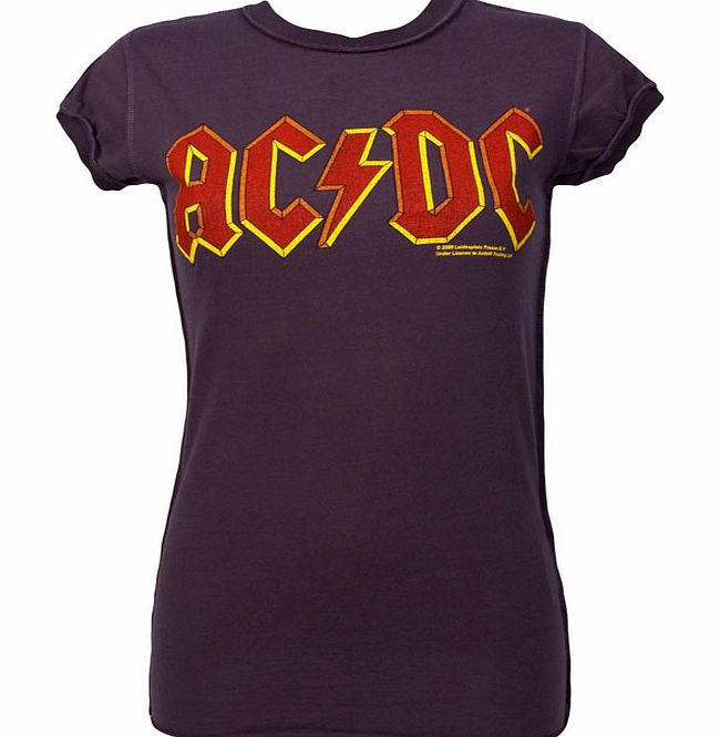 Amplified Vintage Ladies Classic AC/DC Logo T-Shirt from Amplified