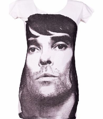 Amplified Vintage Ladies Ikons Ian Brown Face T-Shirt from