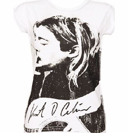 Ladies Kurt Cobain T-Shirt from Amplified Ikons