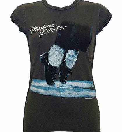 Ladies Michael Jackson Dancing Feet History T-Shirt from Amplified Vintage