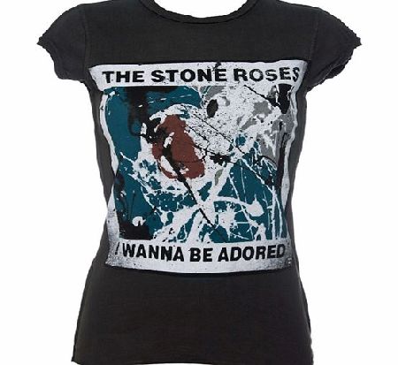 Ladies Stone Roses Wanna Be Adored Charcoal