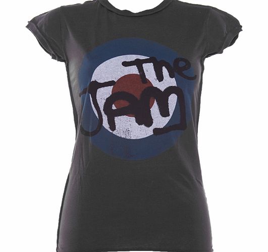 Ladies The Jam Target Charcoal T-Shirt from