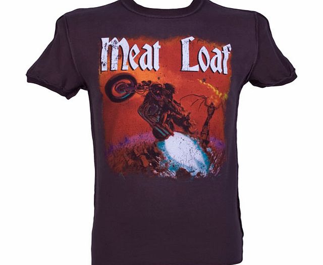 Men` Meatloaf Bat Out Of Hell T-Shirt from Amplified Vintage