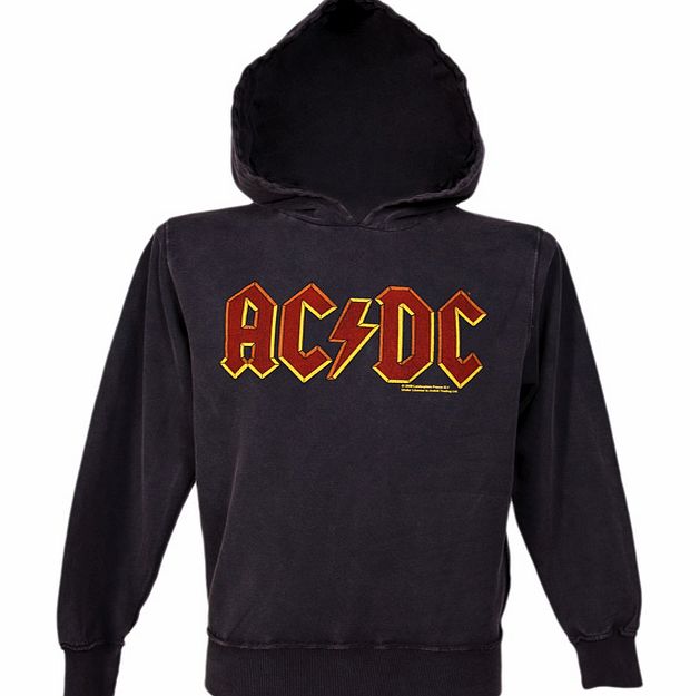 Amplified Vintage Mens AC/DC Logo Hoodie from Amplified Vintage
